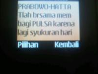 Beredar Sms Berhadiah Pulsa Mencatut Nama Prabowo